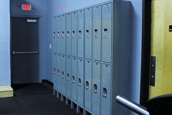 lockers in a gym for gym storage in Albuquerque North valley heights