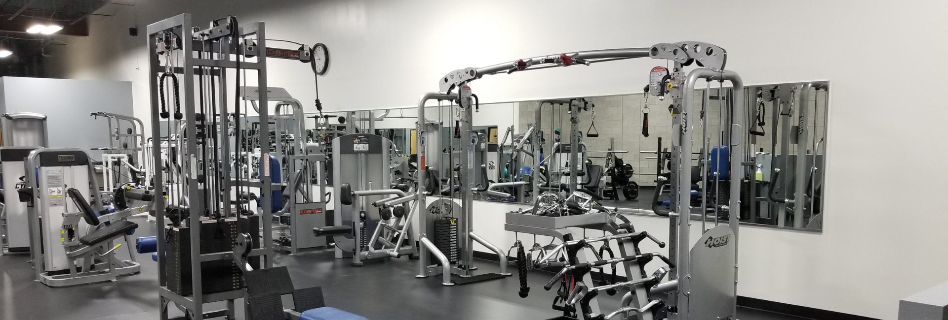 modern gym with weight training area in Albuquerque NE heights