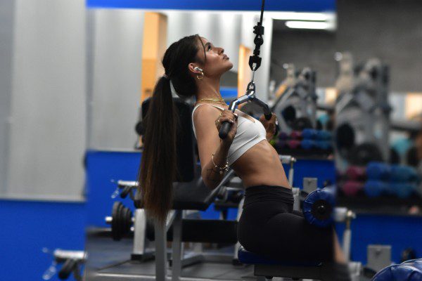 Woman working out in the gym in Albuquerque North valley