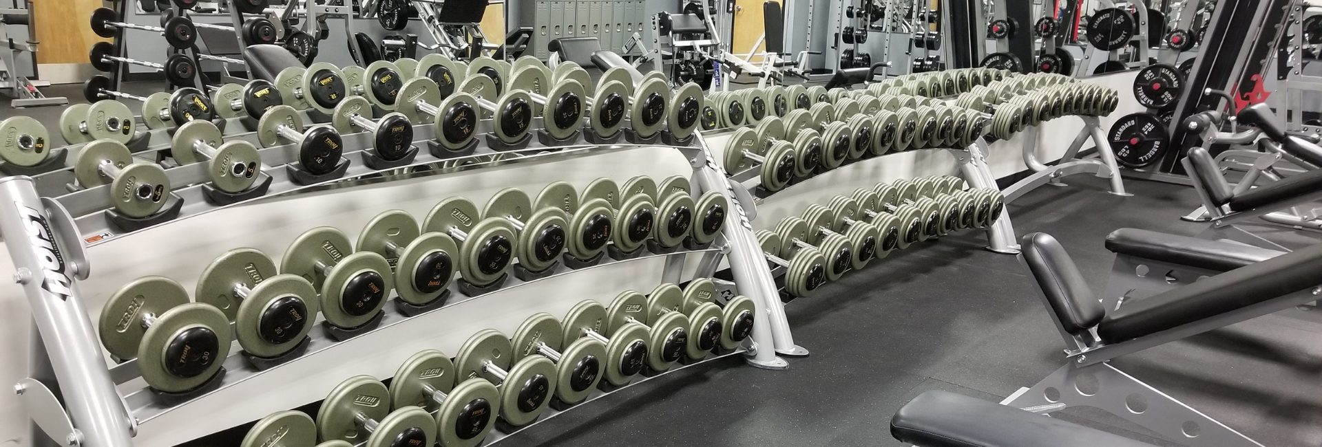 a strength training area in an albuquerque gym